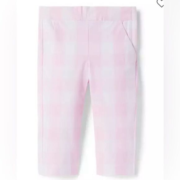 NWT Janie and Jack Girls 2 Pair Pink/White Pants & Yellow Leggings - Size 18-24M - Picture 3 of 12